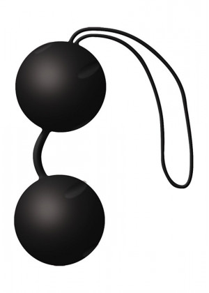 Чёрные вагинальные шарики Joyballs Black