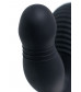 Черный стимулятор простаты PPPVIBE 9 W MOTOR - 12 см.