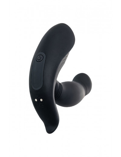 Черный стимулятор простаты PPPVIBE 9 W MOTOR - 12 см.