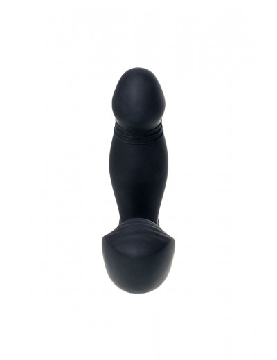 Черный стимулятор простаты PPPVIBE 9 W MOTOR - 12 см.