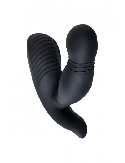 Черный стимулятор простаты PPPVIBE 9 W MOTOR - 12 см.