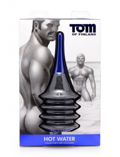 Анальный душ с грушей-гармошкой Enema Delivery System - 24 см.