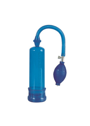 Синяя вакуумная помпа Head Coach Penis Pump 