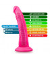 Розовый фаллоимитатор 7.5 Inch Silicone Dual Density Cock - 19 см.