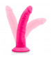 Розовый фаллоимитатор 7.5 Inch Silicone Dual Density Cock - 19 см.