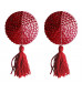 Красные круглые пестисы Nipple Tassels Round