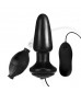 Надувная вибрирующая анальная пробка  Inflatable Vibrating Butt Plug - 10,2 см.