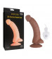 Коричневый вибратор SEDUCER 20 Function Bended Lust - 17,5 см.
