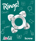 Прозрачное эрекционное кольцо Rings Screw