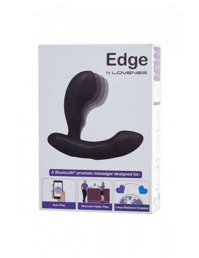 Черный стимулятор простаты Lovense Edge - 11,4 см.