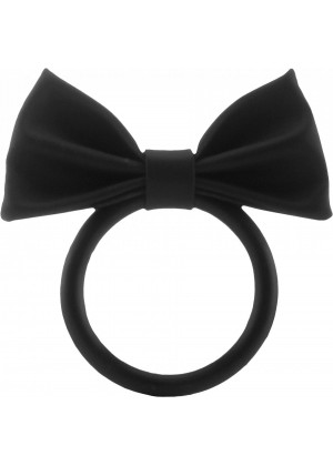 Черное эрекционное кольцо Gentlemans Ring