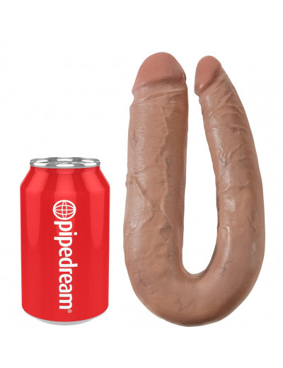 Двусторонний фаллоимитатор-мулат U-Shaped Large Double Trouble - 44,4 см.