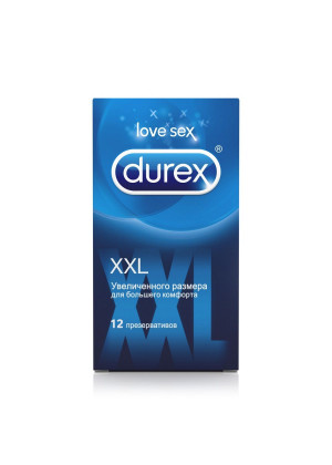 Презервативы увеличенного размера Durex XXL - 12 шт.