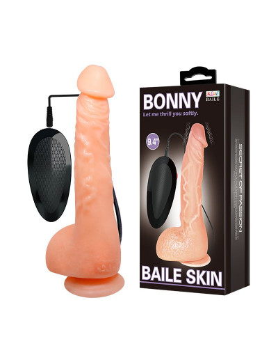 Телесный вибратор-реалистик Bonny - 24 см.