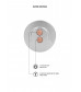 Телесный вибратор Vibrating Dildo With Balls - 17 см.
