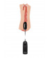 Двусторонний мастурбатор с вибропулей Satisfaction Lucky charm