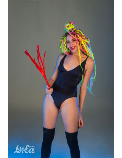 Красная плеть Party Hard Risque - 63,5 см.