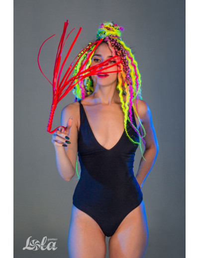 Красная плеть Party Hard Risque - 63,5 см.