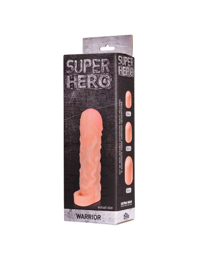 Фаллоудлинитель SUPER HERO Warrior - 16 см.