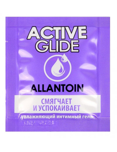 Лубрикант на водной основе Active Glide с аллантоином - 3 гр.