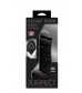 Чёрный реалистик на присоске и с пультом ДУ PURRFECT SILICONE DELUXE REMOTE VIBE 7IN - 18 см.