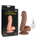 Коричневый вибратор SEDUCER 20 Function Ballsy Stud - 16,5 см.