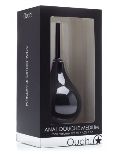 Черный анальный душ Anal Douche Medium