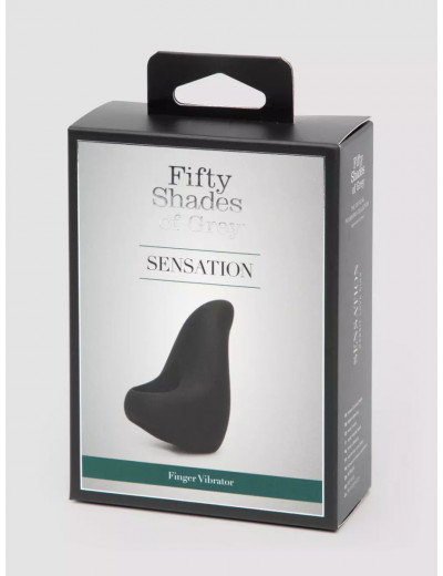 Черный вибратор на палец Sensation Rechargeable Finger Vibrator