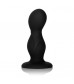 Черный анальный стимулятор Silicone Back End Play - 10,75 см.