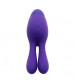 Фиолетовый вибратор INDULGENCE Dream Bunny - 15 см.