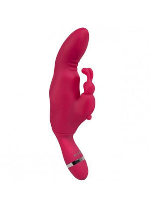 Розовый вибратор SASHAY VIBRATOR BUNNY I - 18 см.