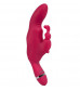 Розовый вибратор SASHAY VIBRATOR BUNNY I - 18 см.