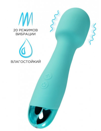 Мятный клиторальный стимулятор  Дрючка-удовольствие  - 18,5 см.