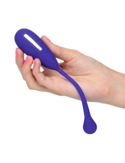 Фиолетовый шарик с электростимуляцией и вибрацией Intimate E-Stimulator Remote Kegel Exerciser