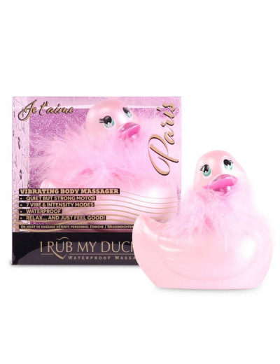 Розовый вибратор-уточка I Rub My Duckie 2.0 Paris