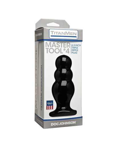 Анальный стимулятор Titanmen Tools - Master Tool #4 - 16,76 см.