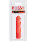 Оранжевый силиконовый вибромассажёр NEON BLISS VIBRATOR - 9 см.