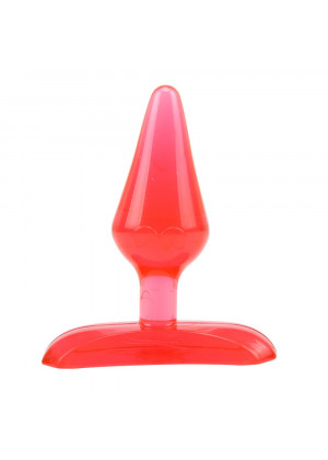 Красная анальная пробка Gum Drops Plug - 6,6 см.