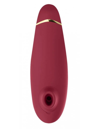 Бордовый клиторальный стимулятор Womanizer Premium 2