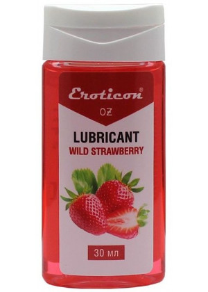 Интимная смазка Fruit Strawberry с ароматом земляники - 30 мл.
