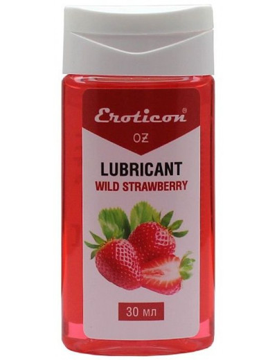 Интимная смазка Fruit Strawberry с ароматом земляники - 30 мл.