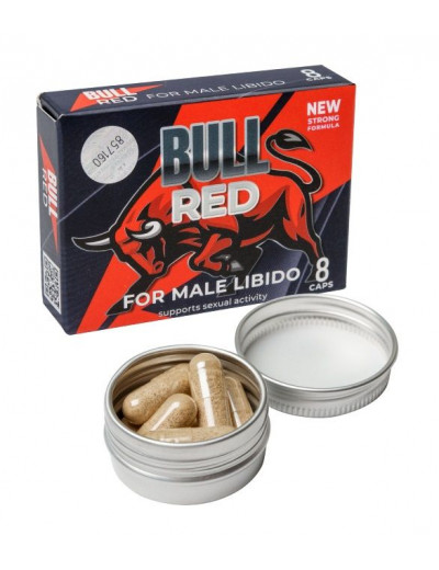 Пищевой концентрат для мужчин BULL RED - 8 капсул