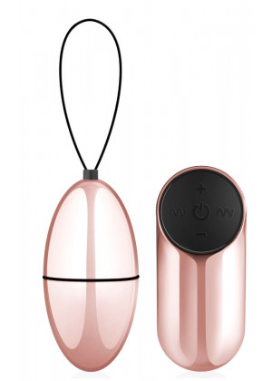 Розовое виброяйцо New Vibrating Egg с пультом ДУ