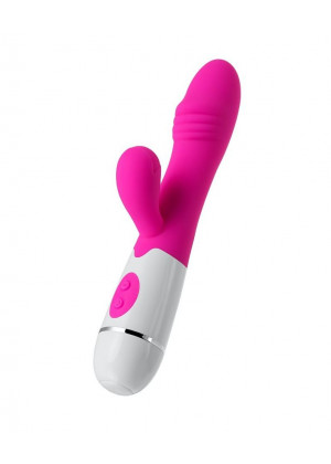 Розовый вибратор A-Toys Nixy - 23 см.