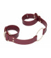 Бордовая фиксация на руки Handcuff With Connector