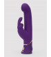 Фиолетовый вибратор Greedy Girl Power Motion Thrusting Rabbit Vibrator - 21,6 см.