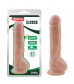 Телесный фаллоимитатор Fashion Dude - 22 см.