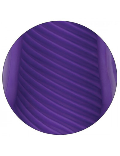 Фиолетовый рельефный мастурбатор Spiral Grip