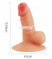 Телесный пенис-сувенир Universal Pecker Stand Holder
