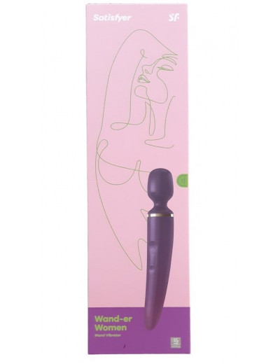 Фиолетовый вибратор Satisfyer Wand-er Woman
